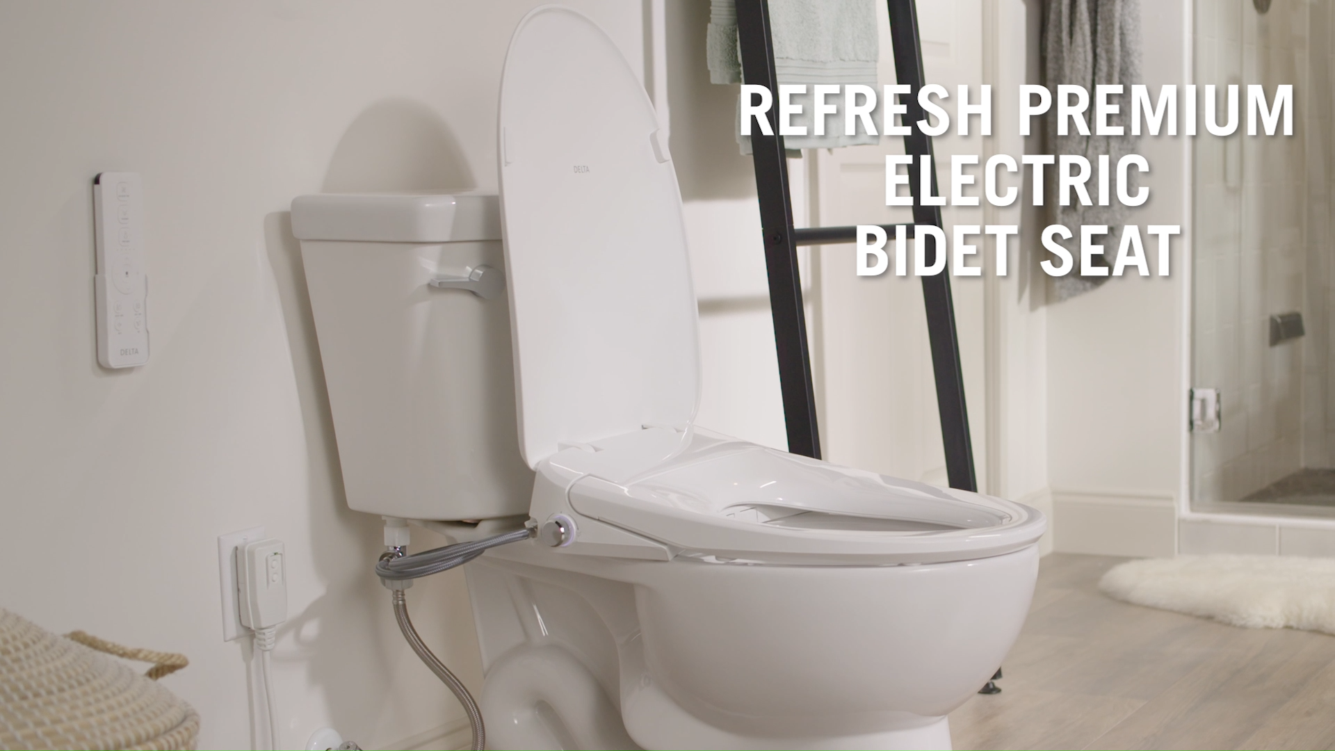 Delta Faucet Refresh Premium Elongated Electric Bidet Toilet Seat